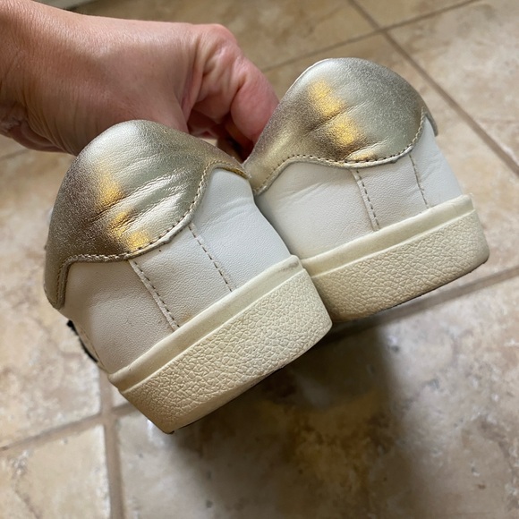 White and Black Star Steve Madden Star Sneakers - Picture 4 of 8